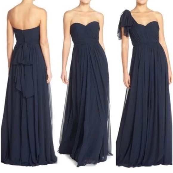 Jenny Yoo BHLDN Mira Convertible Bridesmaid Dress - worn once - Picture 1 of 1